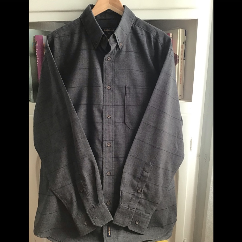 Woolrich Men’s Large Wool-Blend Long Sleeve Shirt